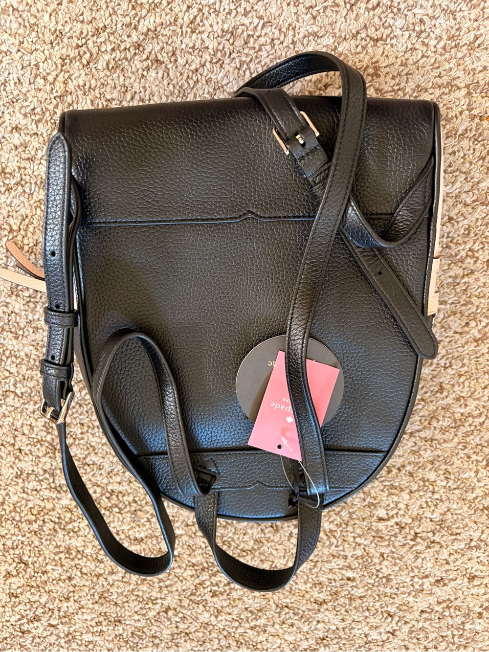 kate spade Black and Pink Minnie Patch Mini Backpack - Picture 4 of 4